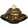Pyramid 10" High Feng Shui Ball Lighted Table Fountain