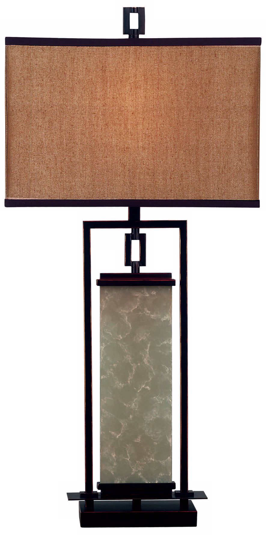 Plateau Table Lamp in an Oil-Rubbed Bronze Finish