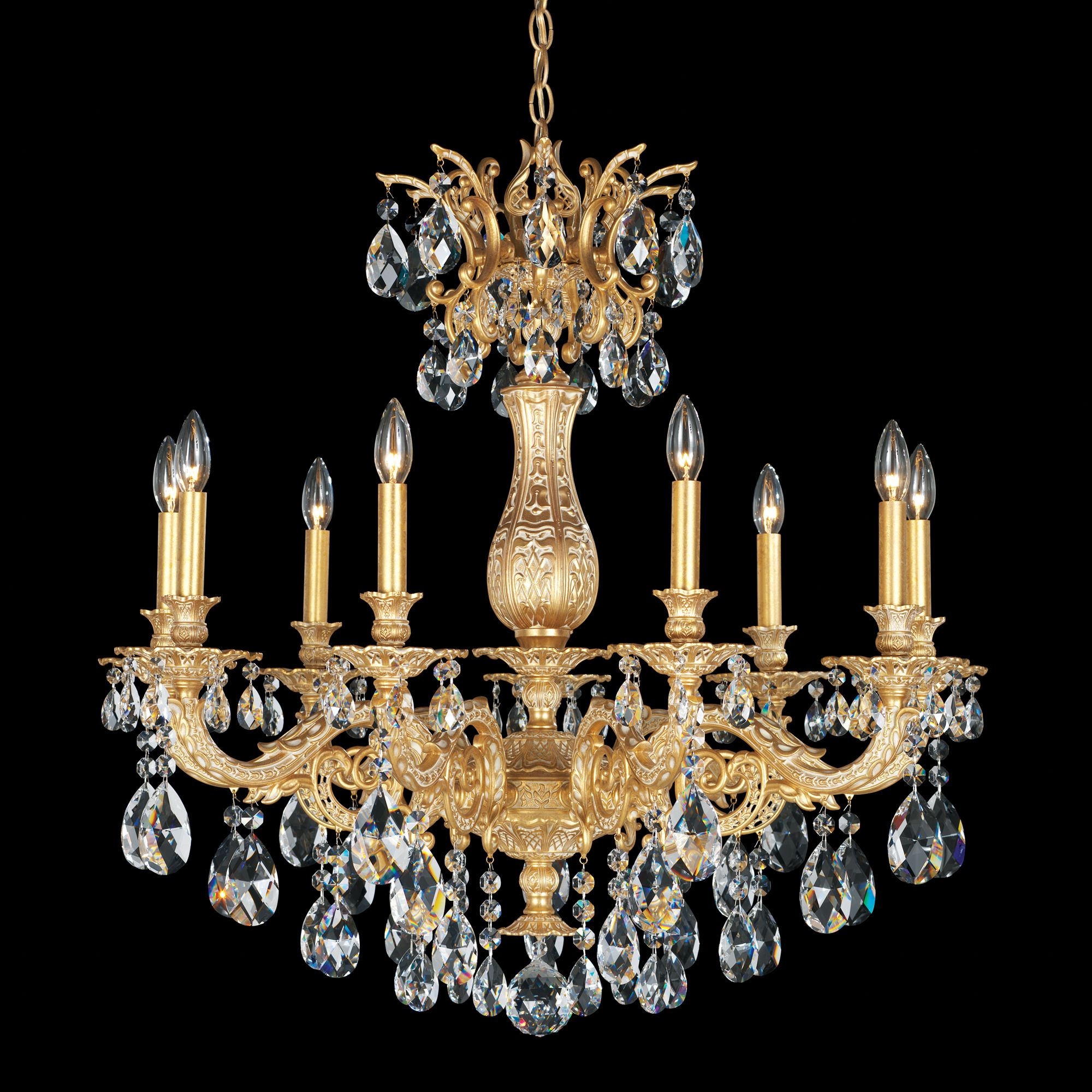Schonbek Milano 30" Wide Optic Clear Crystal Chandelier