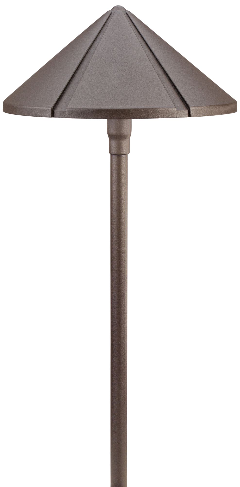 Six Groove 24 3/4" High Architectural Bronze Path Light