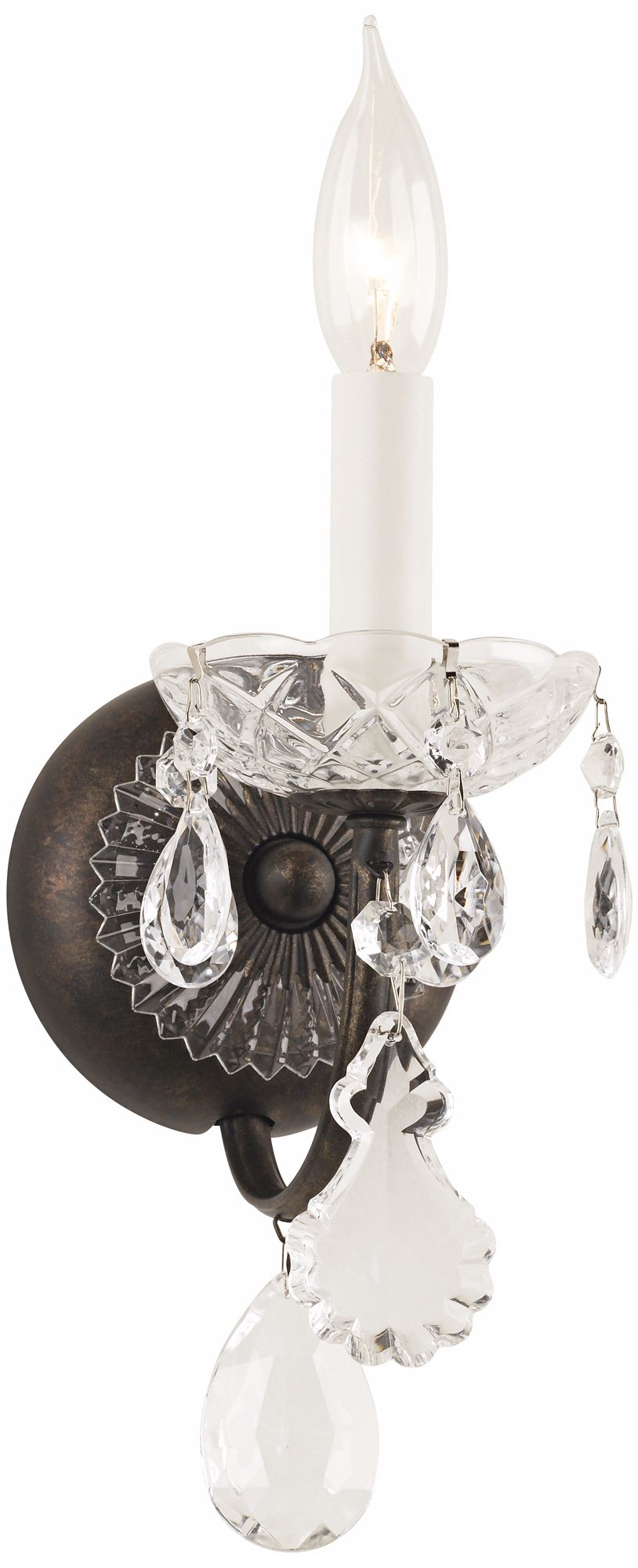 Schonbek New Orleans Collection 13 1/2" High Crystal Sconce
