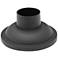 Pier Mount Fitter - Smooth Base in Black