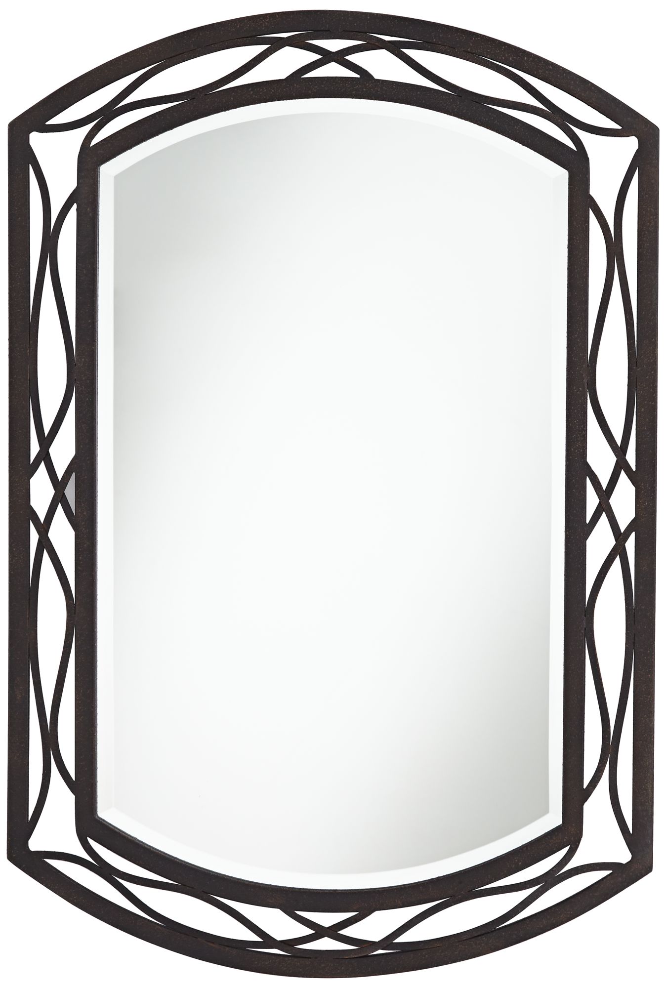 Woven Bronze Metal 24" x 35 1/2" Wall Mirror P0174 Lamps Plus