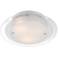 Possini Euro Design 2-Tier Glass 15 3/4" Wide Ceiling Light