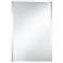 Frameless Rectangular 30" x 40" Beveled Wall Mirror