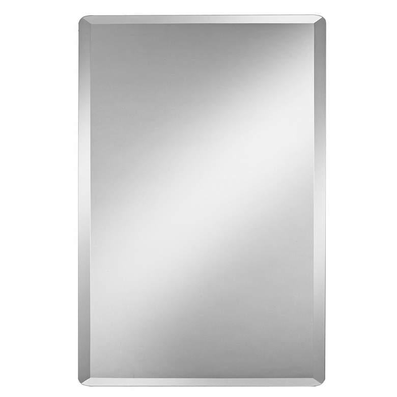 Frameless Rectangular 30 Quot High Beveled Mirror P1401