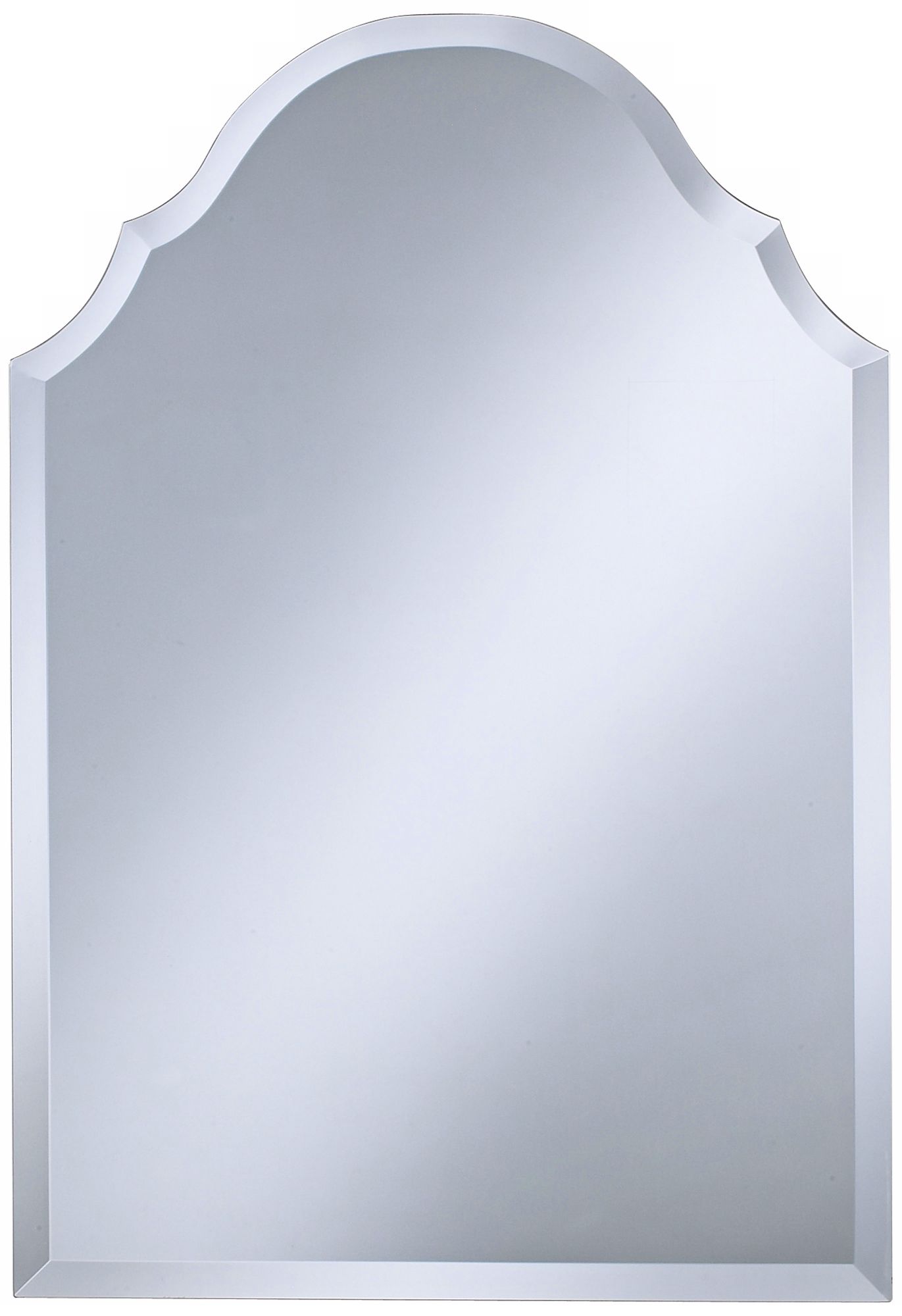 Crown Frameless 32" High Beveled Wall Mirror P1445 Lamps Plus