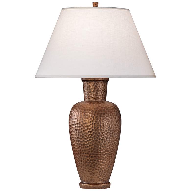 Image 2 Robert Abbey Beaux Arts Copper 31" High Table Lamp
