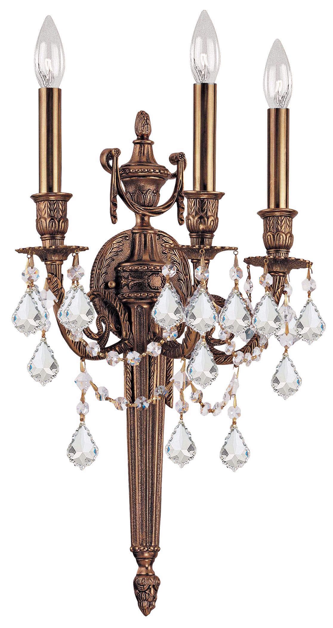 Crystorama Arlington Collection 24" High 3-Light Wall Sconce