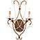 Currey and Company Crystal Lights 22" High Plug-In Sconce