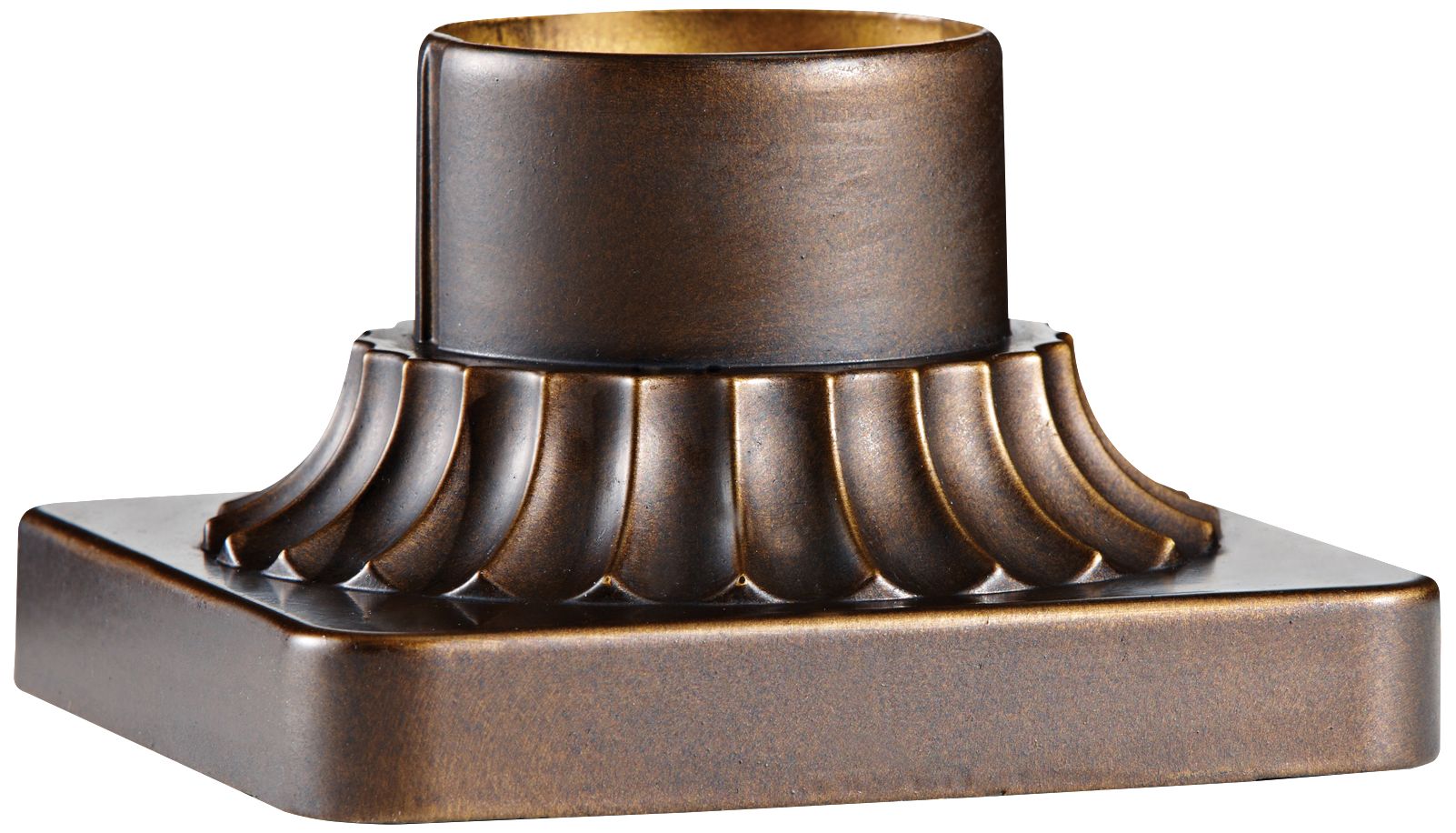 Feiss Pier-Mount Astral Bronze Outdoor Post Light Adapter