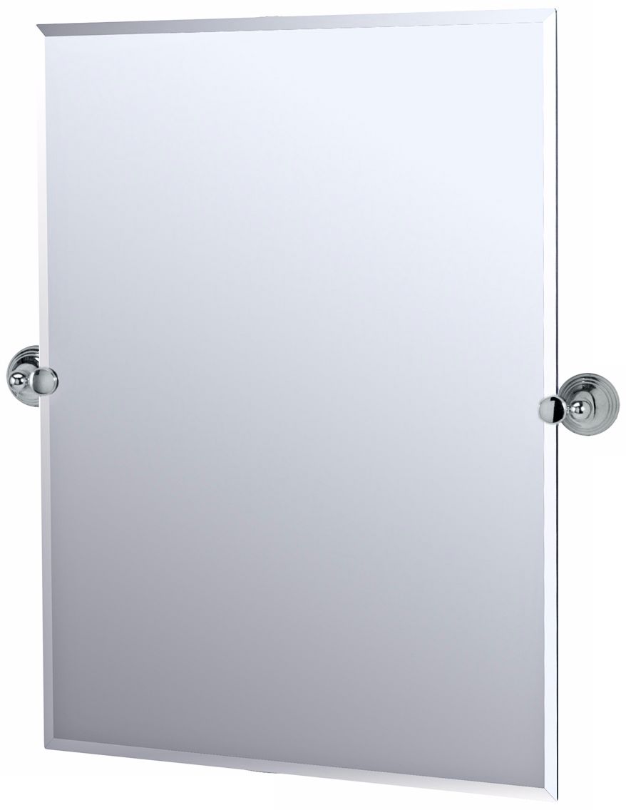 Gatco Charlotte Chrome 31 1/2" High Rectangle Wall Mirror