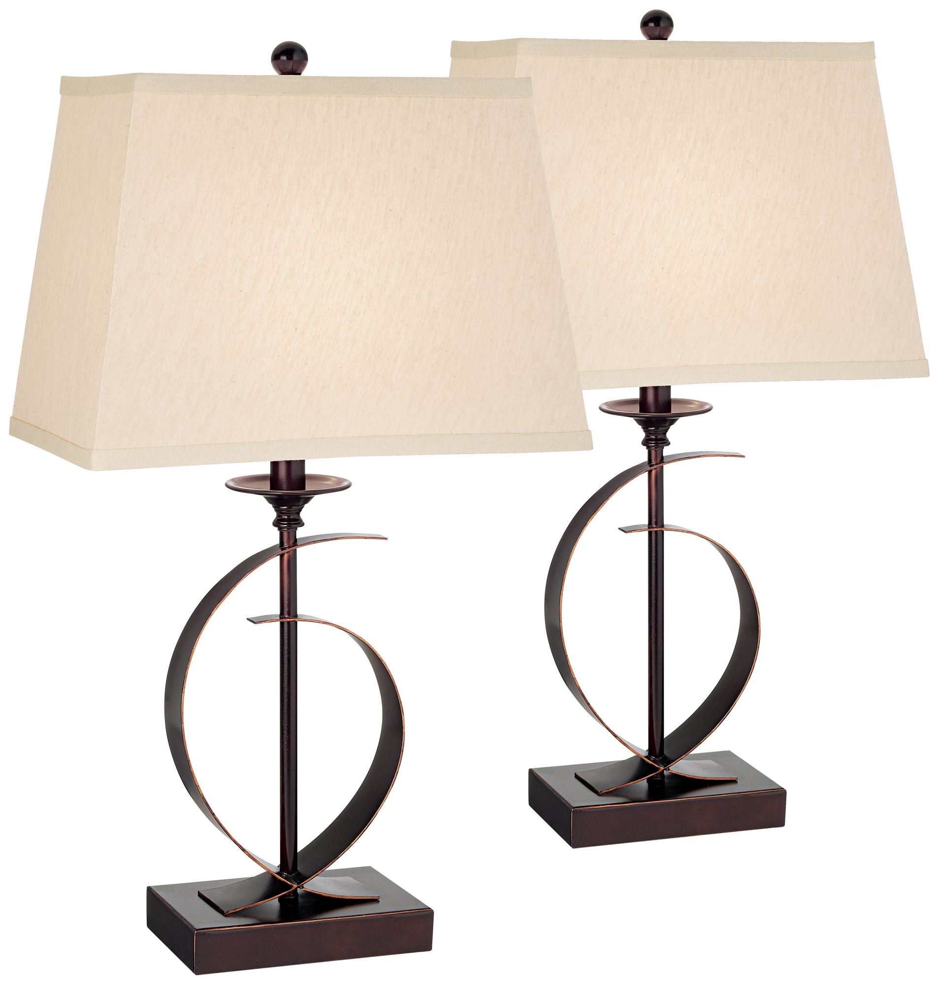 rod iron table lamps