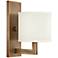 Hinkley Hampton 12" High Small Brushed Bronze Wall Sconce