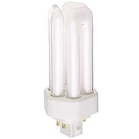X10 GET 28 WATT LOW ENERGY SAVER 2 PIN CFL DD LAMP LIGHT 2P BULB White 3500k 28w 