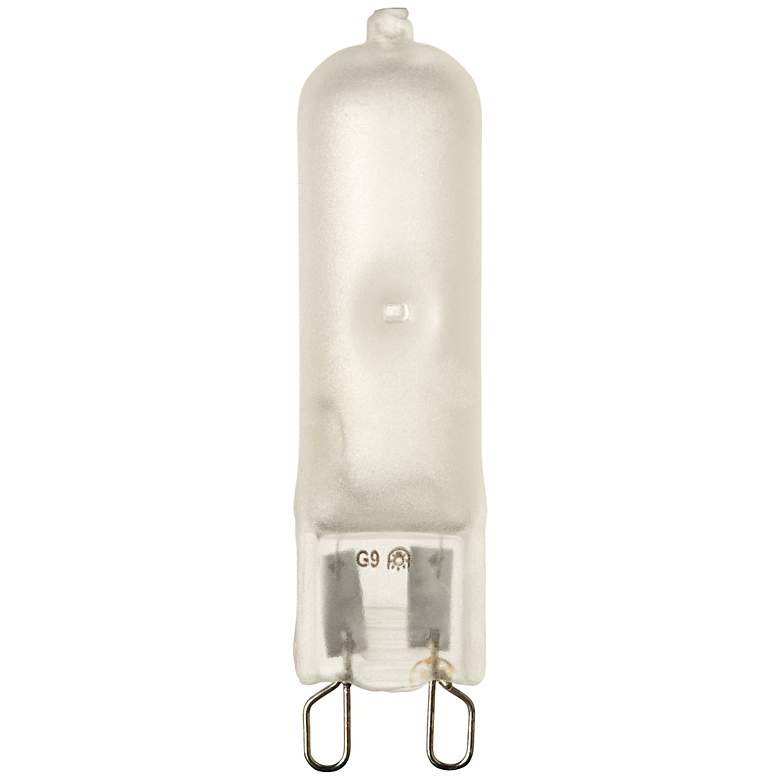 Frosted Light Bulbs >> Frosted Glass 60 Watt G9 Base Xenon Light Bulb Frosted Light Bulbs >> Frosted Glass 60 Watt G9 Base Xenon Light Bulb
