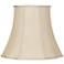Imperial Taupe Bell Lamp Shade 10x16x14 (Spider)