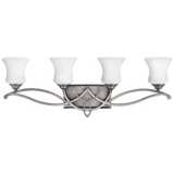 Brooke Collection 31 1/4&quot; Wide 4-Light Bathroom Wall Light
