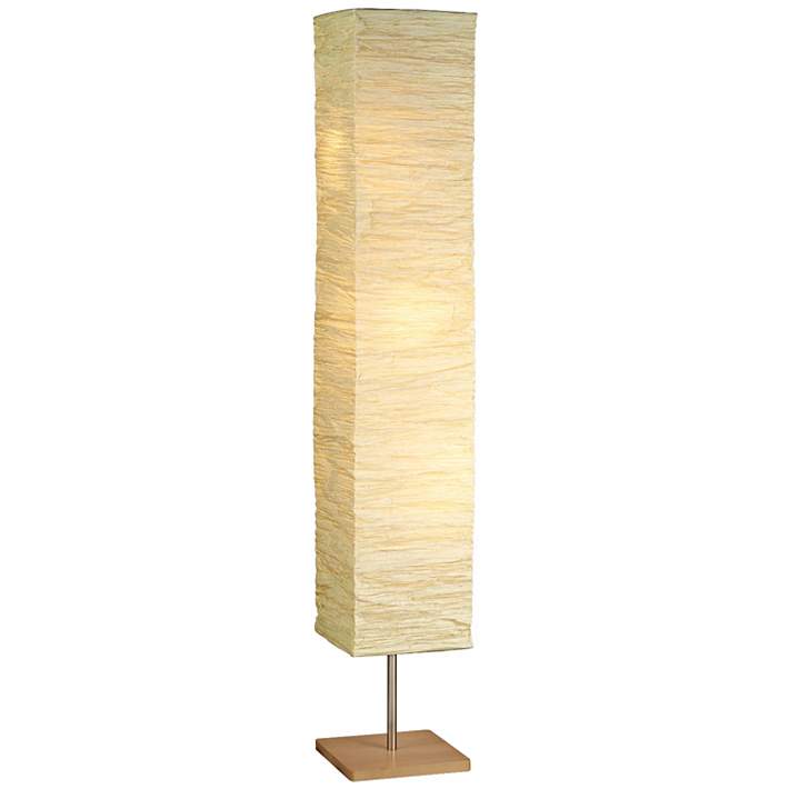 Crinkle Paper Square Floor Lamp R4711 Lamps Plus
