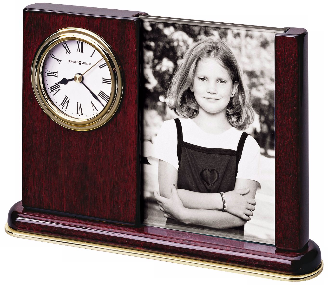 Howard Miller Portrait Caddy 8" Wide Desktop Clock