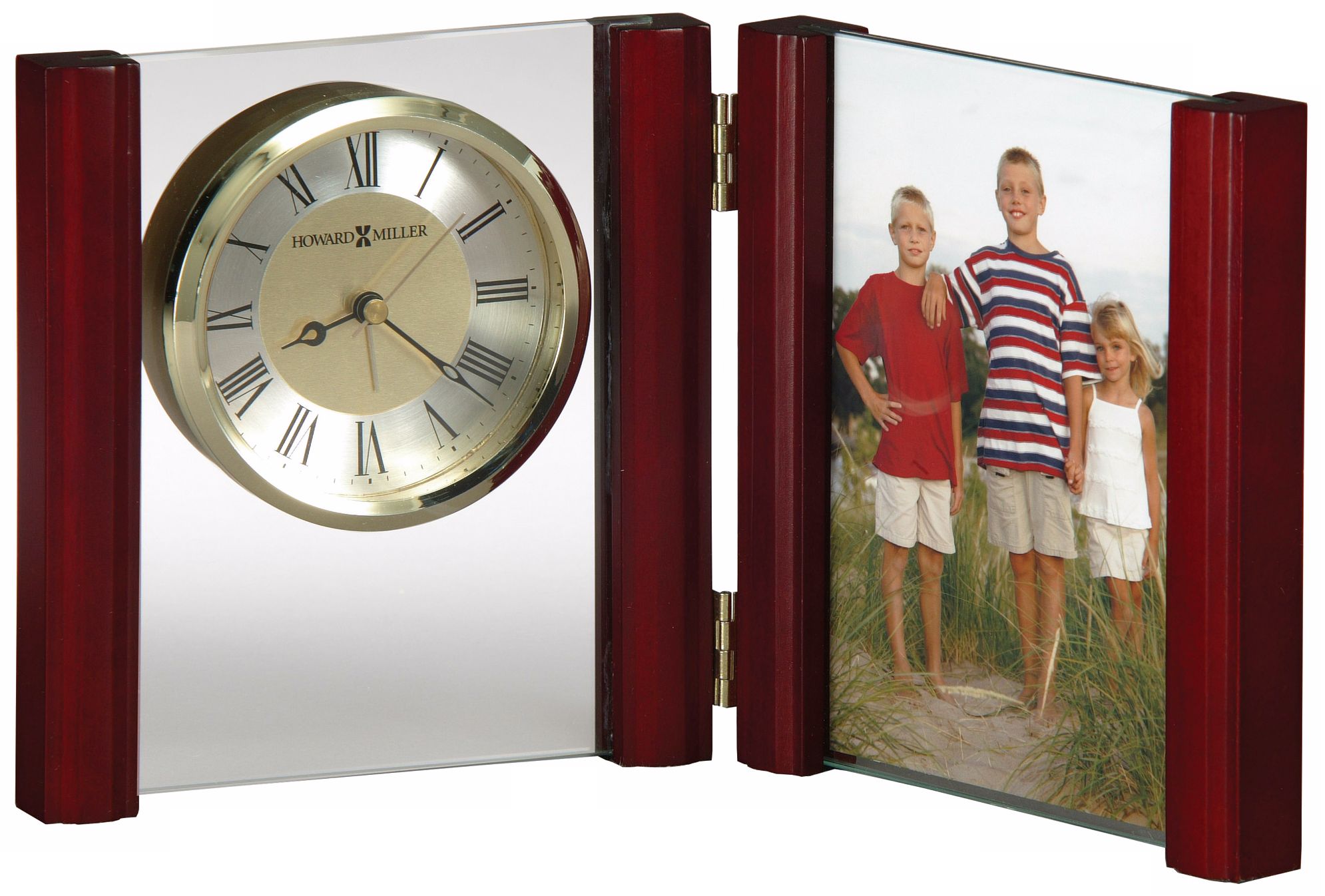 Howard Miller Alex 6" High Photo Frame Alarm Clock