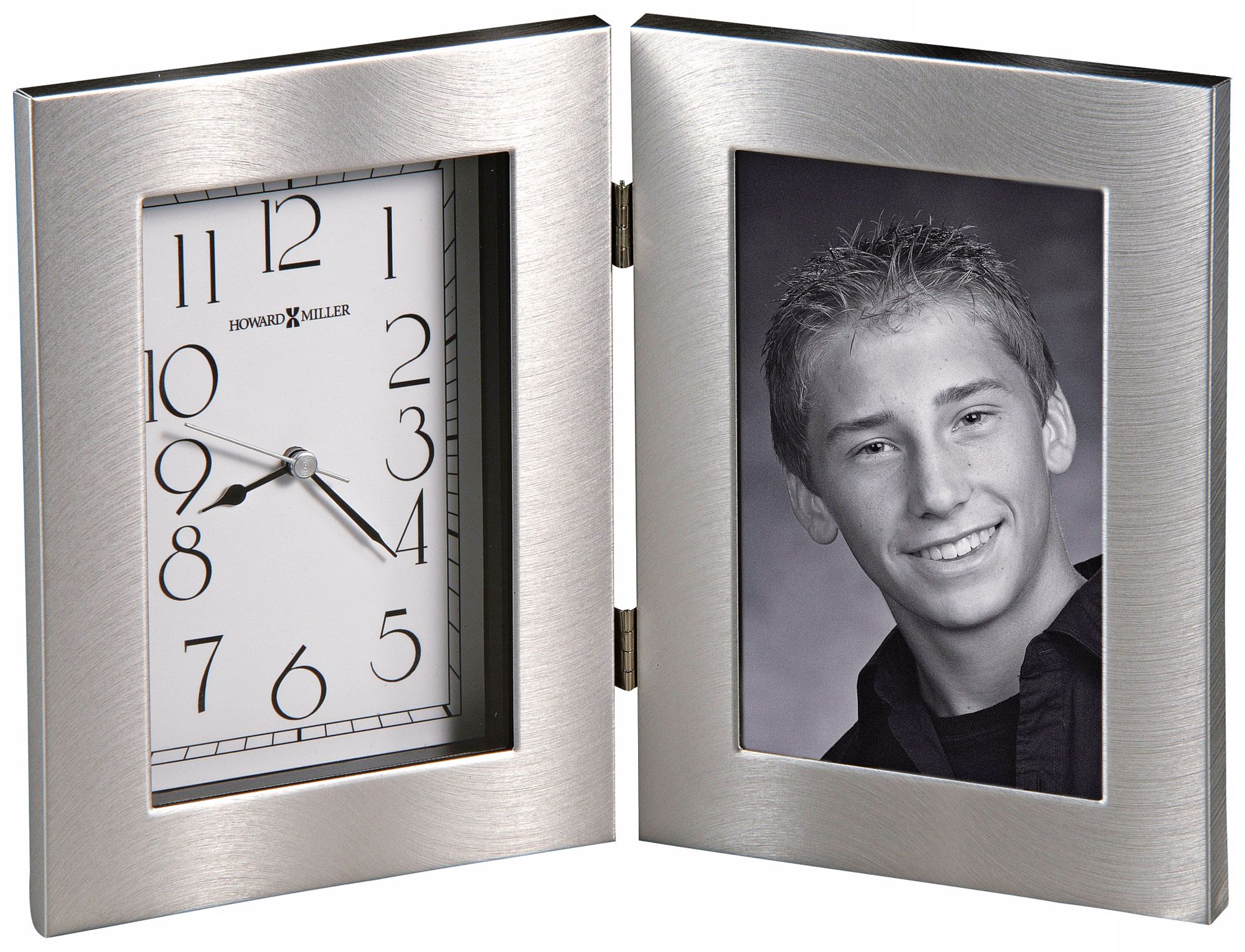 Howard Miller Lewiston 11" Wide Picture Frame Table Clock