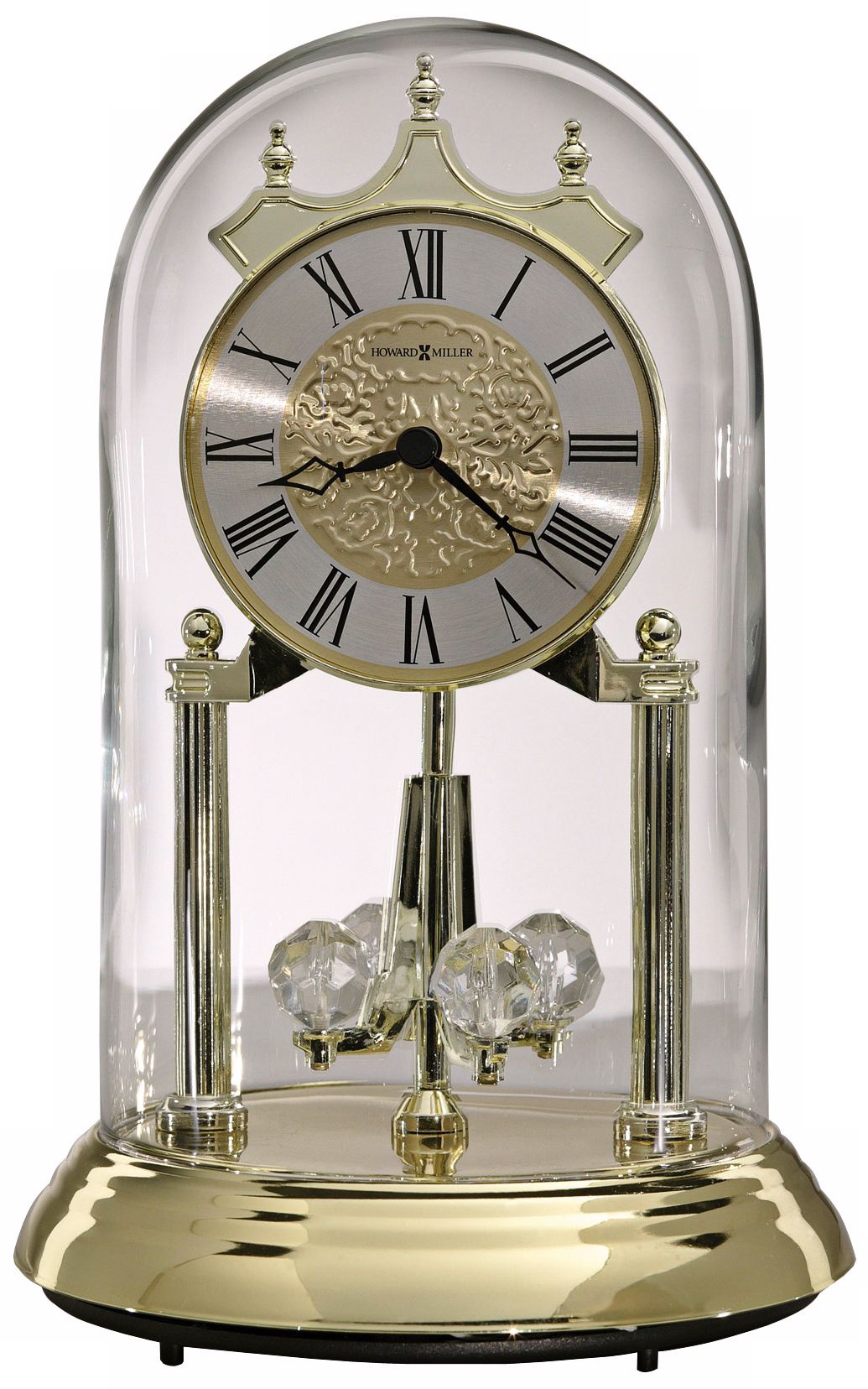 Howard Miller Christine 9" High Pendulum Anniversary Clock