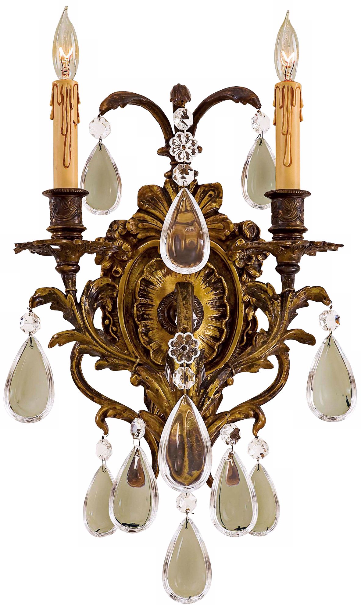 Metropolitan Collection 15 3/4" High 2-Light Wall Sconce