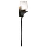 Hubbardton Forge Antasia Smoke Left 26 1/2&quot; High Wall Sconce
