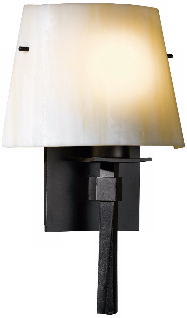 Hubbardton Beacon Hall Ivory Glass Wall Sconce R6374 Lamps Plus