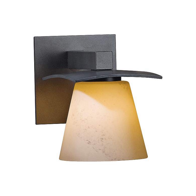 Hubbardton Forge Wren Stone Glass Wall Sconce