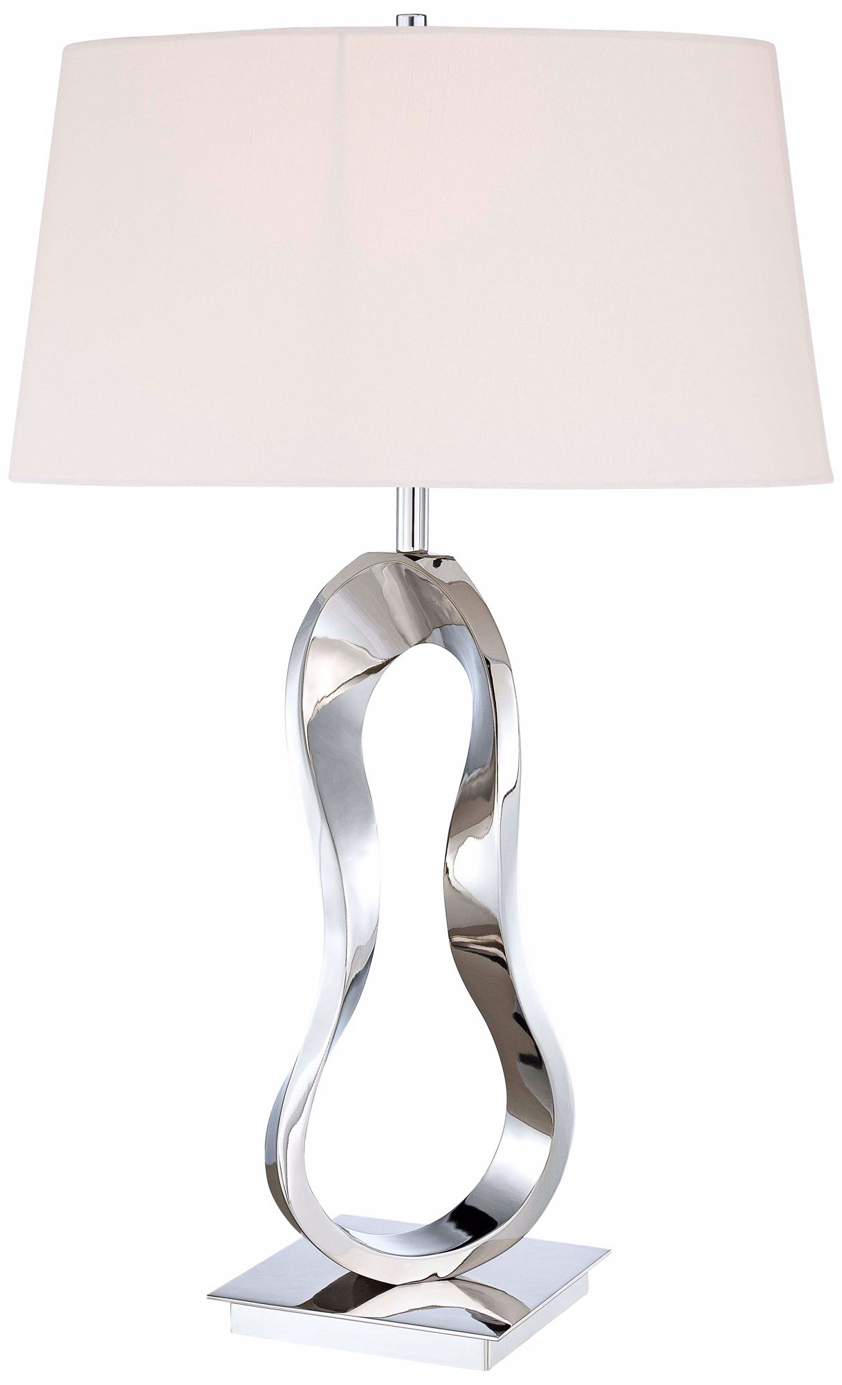 George Kovacs Polished Nickel Finish 29" High Table Lamp