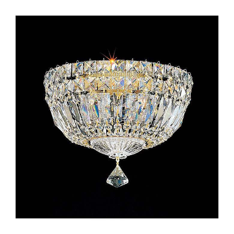 Image 1 Schonbek Petit Hand-Cut Crystal 10" Wide Ceiling Light
