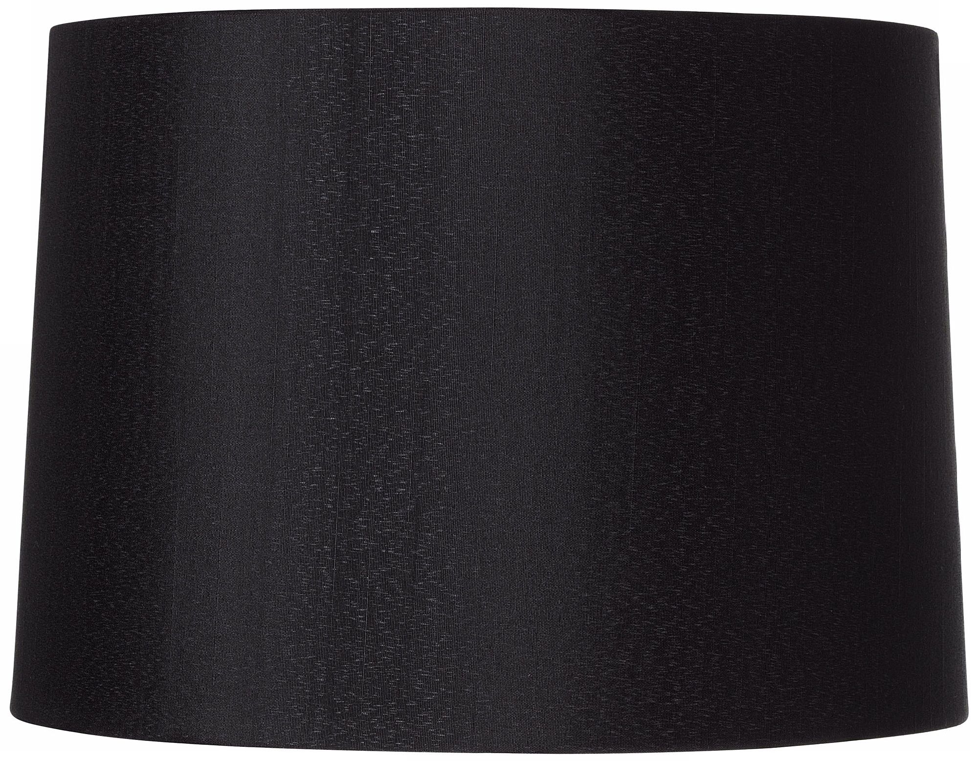 Black Hardback Drum Shade 13x14x10.25 (Spider)