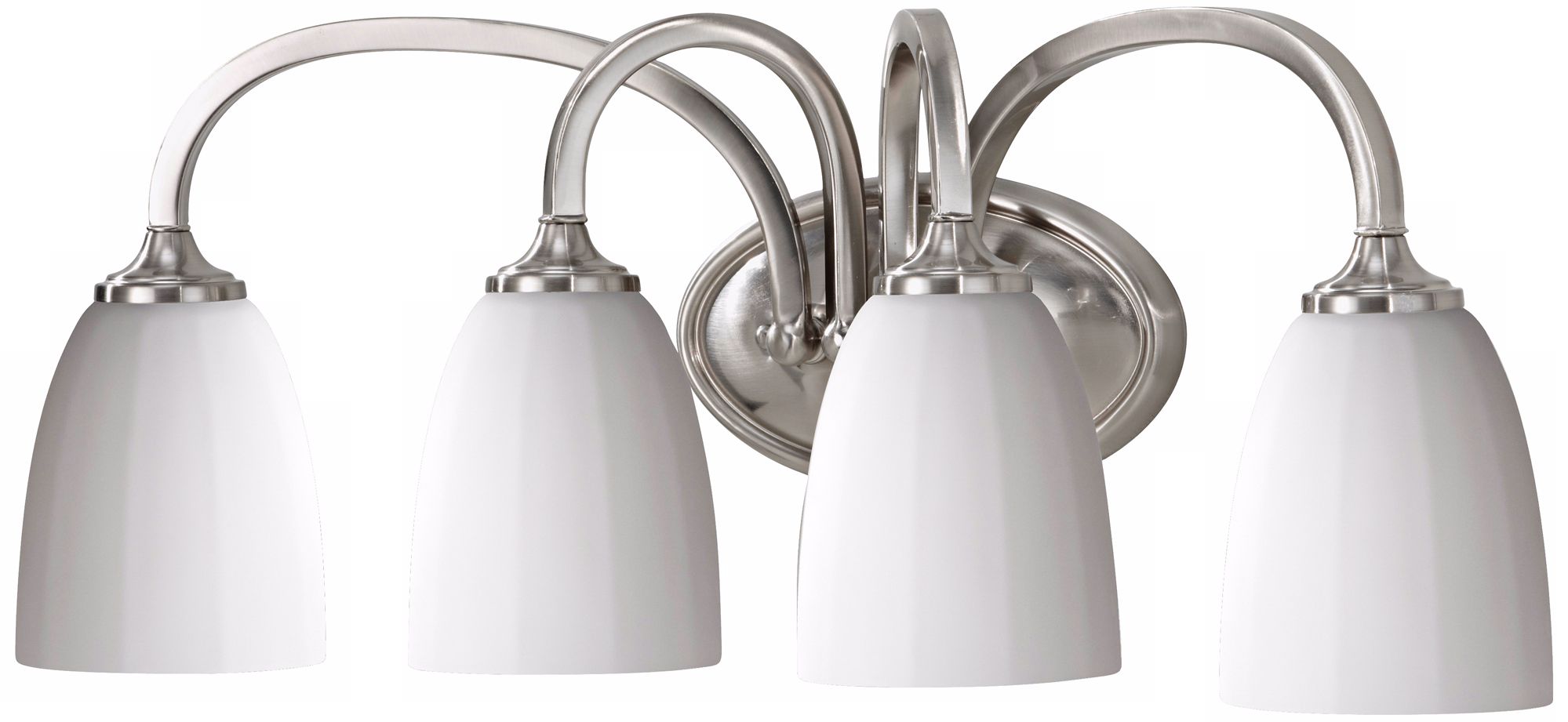 Feiss Perry 24" Wide Brushed Steel Bathroom Light