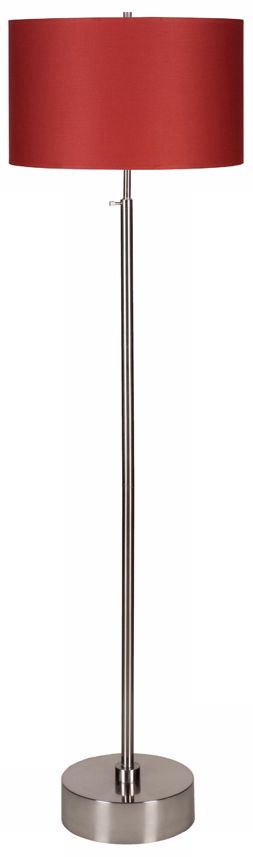 Lights Up! CanCan Cotton Chintz Adjustable Height Floor Lamp