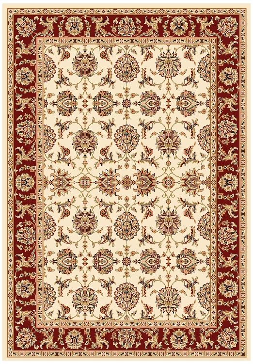Surrey Collection Medallion Crest Light Area Rug 