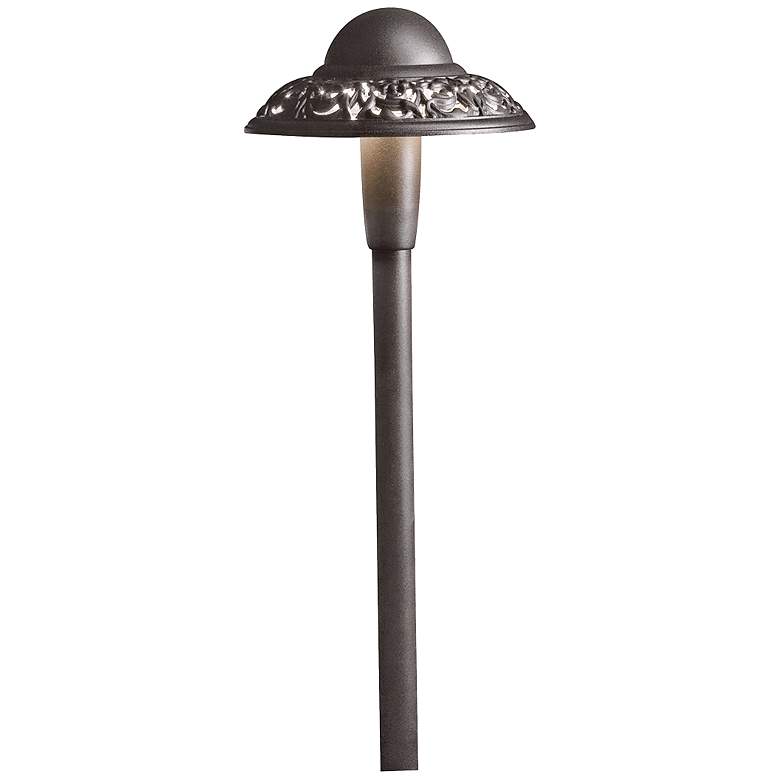 Kichler 22 1/4&quot; High LED Pierced-Dome Bronze Path Light