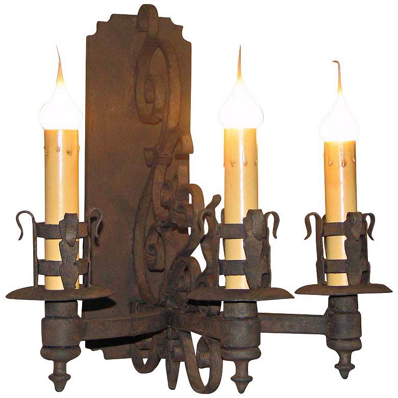 Laura Lee Gubbio 3-Light 17&quot; High Wall Sconce
