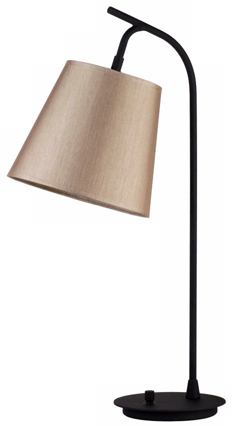 Lights Up! Croissant Silk Glow Shade Walker Table Lamp