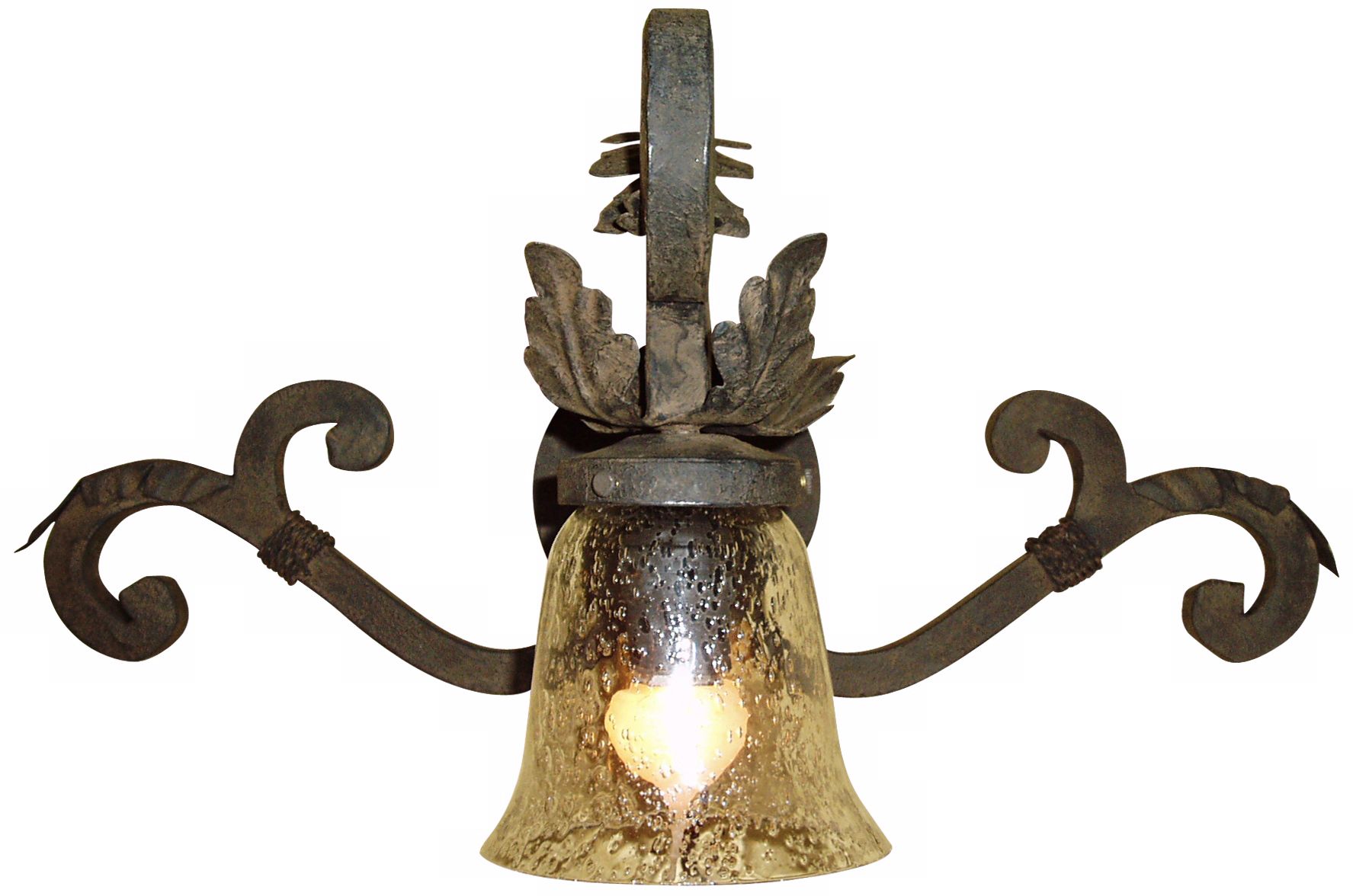Laura Lee Verona 22" Wide  Wrought Iron Wall Sconce