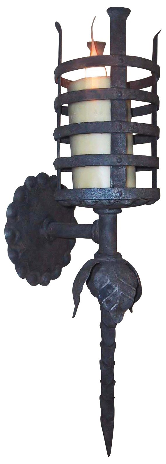 Laura Lee Lancelot  24" High Wall Sconce
