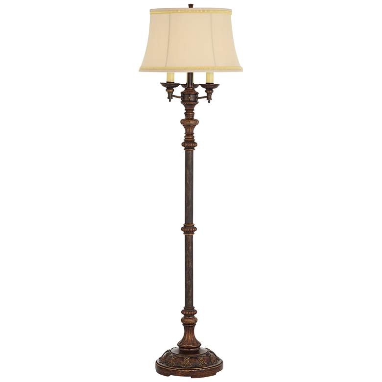 Italian Bronze 4-Light Floor Lamp