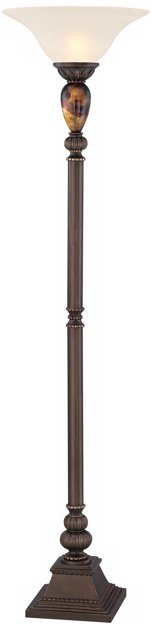 Kathy Ireland Mulholland 72 High Torchiere Floor Lamp T4204