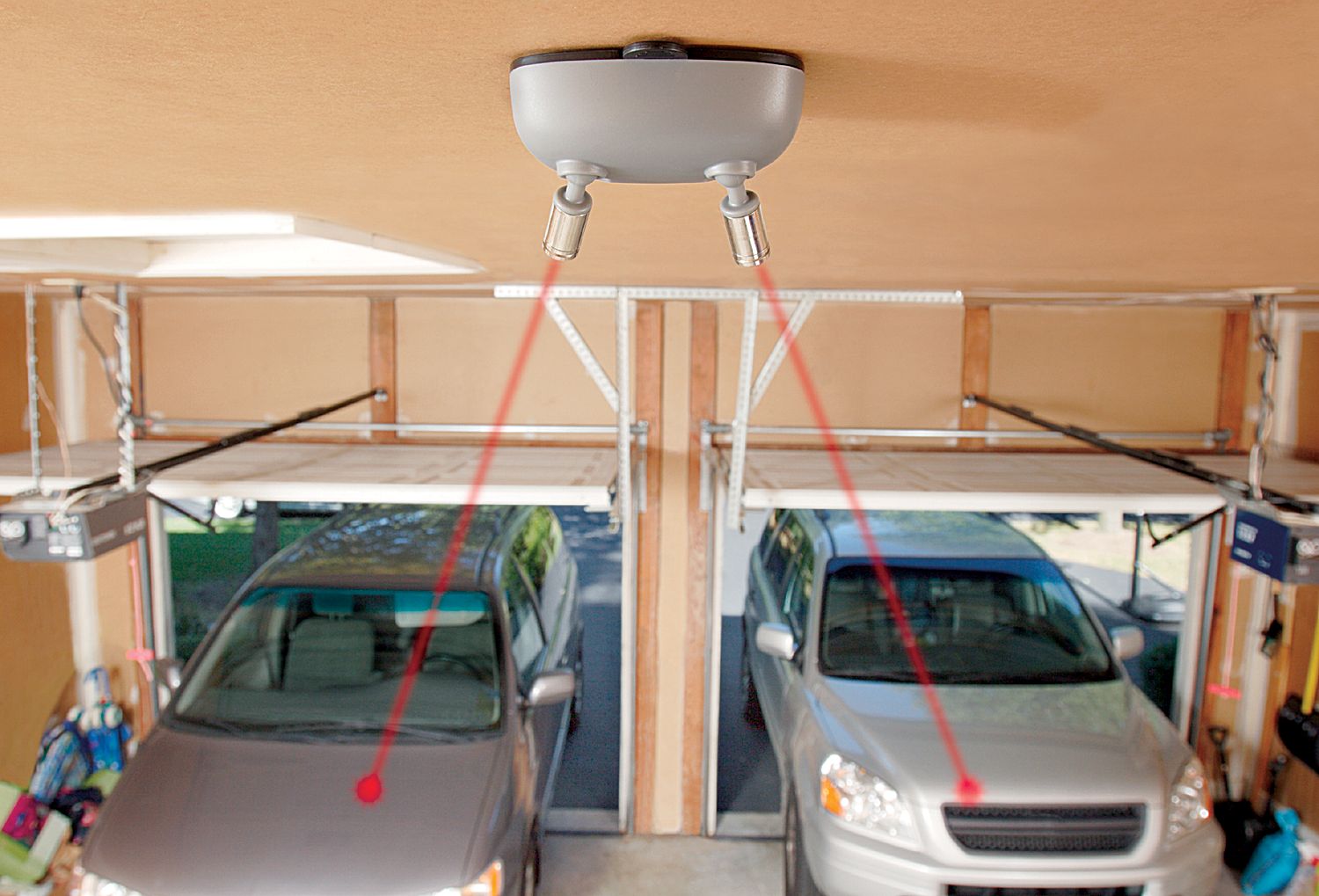 Park Right Dual Garage Laser