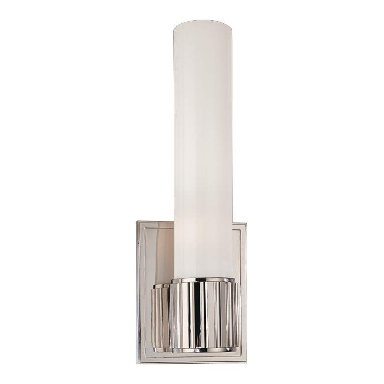 Image 1 Hudson Valley Fulton 12 1/4"H Polished Nickel Wall Sconce