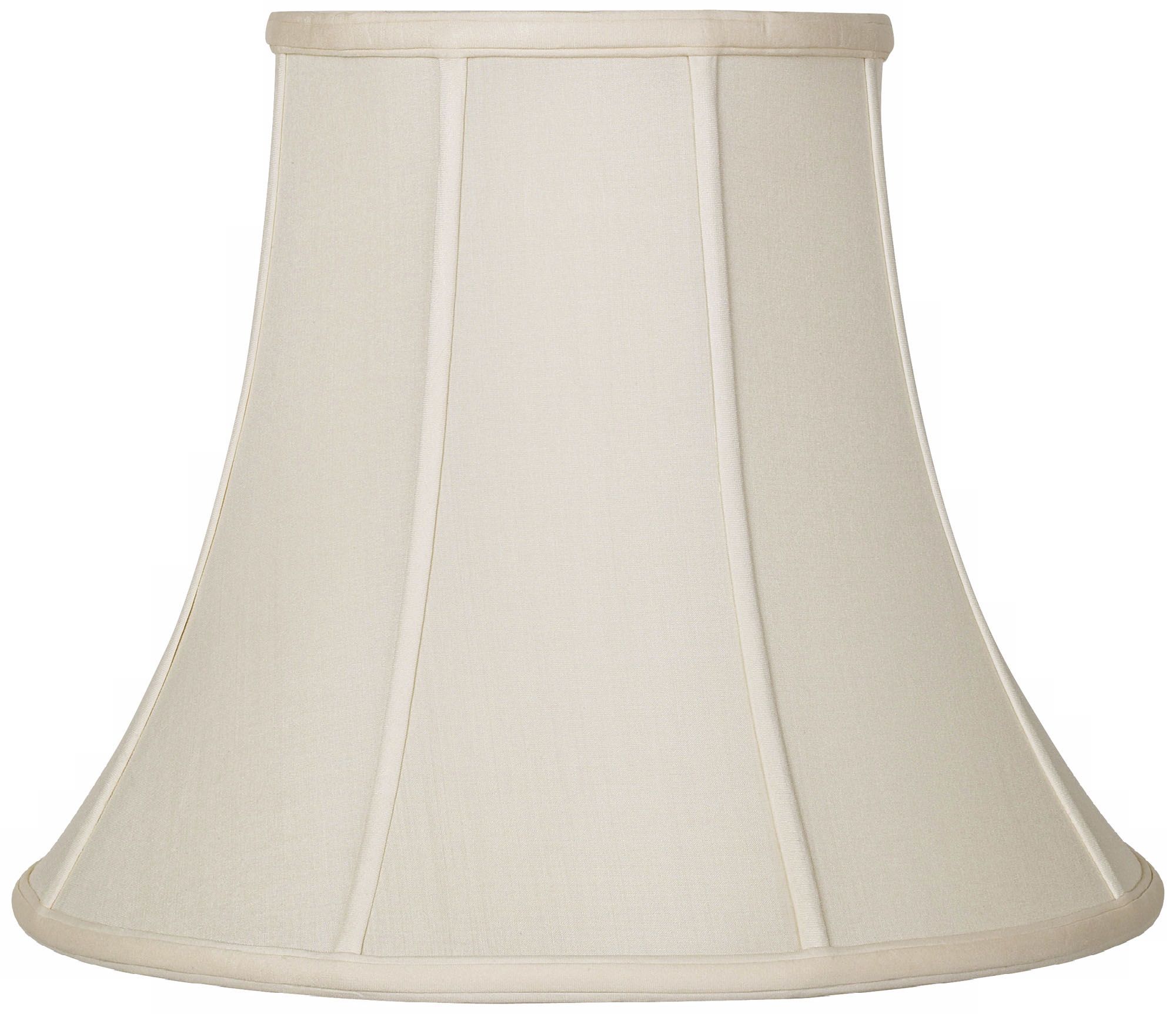 Eggshell Silk Bell Lamp Shade 7.5x14x11.5 (Spider)
