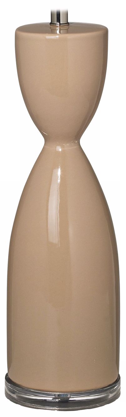 Hourglass Ceramic Sand Table Lamp Base T5905 Lamps Plus