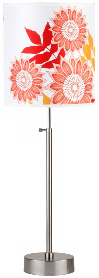Lights Up! Cancan 2 Anna Red Adjustable Height Table Lamp