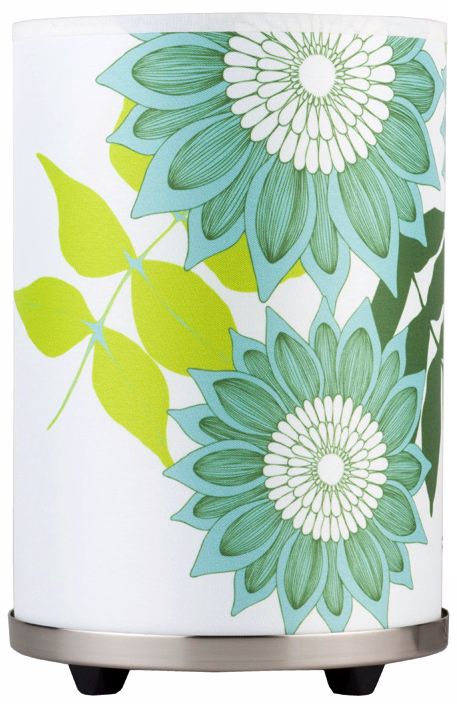 Lights Up! Meridian 10"H Small Anna Green Accent Table Lamp